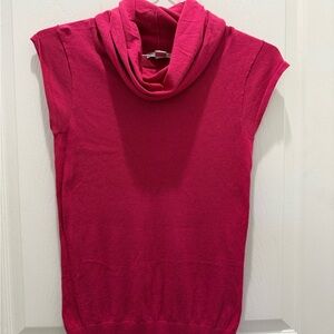 Banana Republic Fuchsia Cowl Neck Sweater Medium